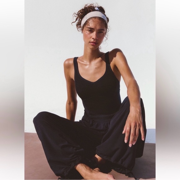 NWT FP Movement Smockin Hot Wide Leg Jumpsuit - Picture 4 of 4